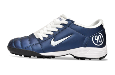 Unisex Nike Total 90 II TF Football Shoes - Blue/White/Black