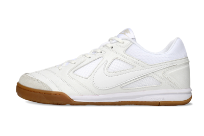 Men's Nike Lunar Gato 2 IC Football Shoes - Beige/White