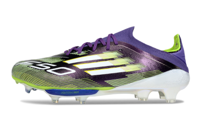 Men's Adidas F50+ Elite Lightstrike Pro FG Football Boots - Purple/White/Yellow