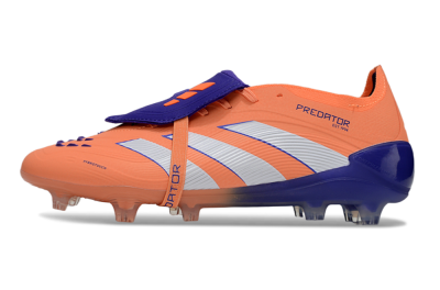 Unisex Adidas Predator Elite Foldover Tongue FG Football Boots - Orange/White/Blue
