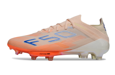 Men's Adidas F50+ Elite FG Football Boots - Pink/Orange/Blue