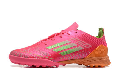 Unisex Adidas F50 Pro TF Football Shoes - Red/Yellow/Orange