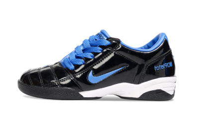 Kids Nike Total 90 III IC Football Shoes - Black/Blue/White