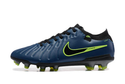 Men's Nike Tiempo Legend 10 Elite FG Football Boots - Blue/Black/Yellow