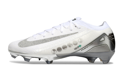 Unisex Nike Air Zoom Mercurial Vapor 16 Elite FG Football Boots - White/Silver/Grey
