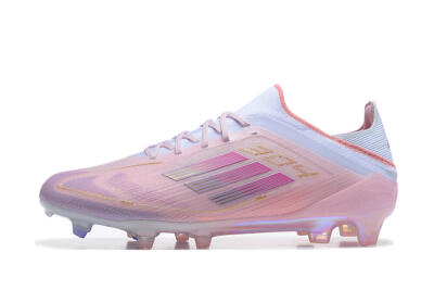 Men's Adidas F50 Elite FG Football Boots - Pink/Purple/White