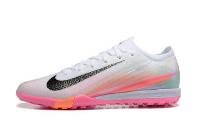 Men's Nike Air Zoom Mercurial Vapor 16 Elite TF Football Shoes - White/Black/Pink