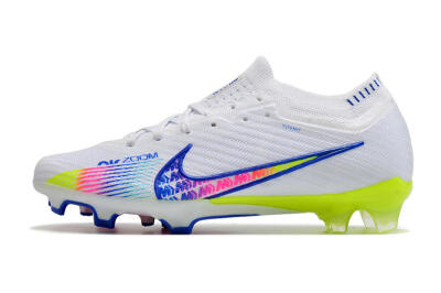 Men's Nike Air Zoom Mercurial Vapor 15 Elite FG Football Boots - White/Blue/Pink/Yellow