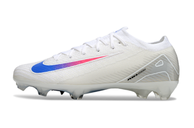 Unisex Nike Air Zoom Mercurial Vapor 16 Elite FG Football Boots - White/Blue/Pink