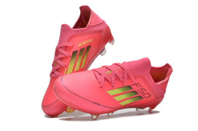 Kids Adidas F50 Elite FG Football Boots - Red/Gold