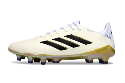 Men's Adidas Copa Pure 3 Elite FG Football Boots - Beige/Black/Gold