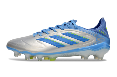 Men's Adidas Copa Pure 3 Elite FG Football Boots - Silver/Blue/Yellow