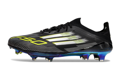 Men's Adidas F50+ Elite Lightstrike Pro FG Football Boots - Black/Silver/Gold