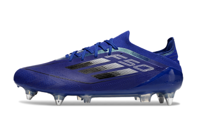 Men's Adidas F50 Elite SG Football Boots - Blue/Silver/Black