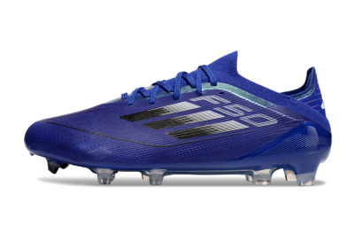 Men's Adidas F50 Elite FG Football Boots - Blue/Silver/Black