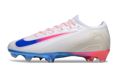 Unisex Nike Air Zoom Mercurial Vapor 16 Elite FG Football Boots - White/Blue/Pink