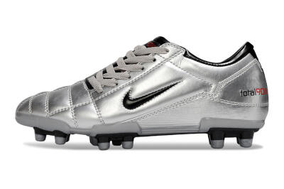 Men's Nike Total 90 III FG Football Boots - Silver/Black