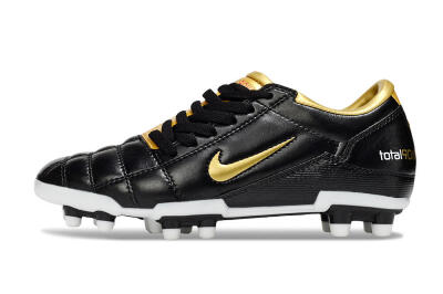Men's Nike Total 90 III FG Football Boots - Black/Gold/White