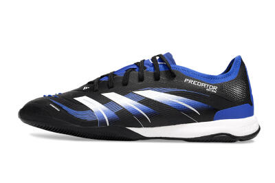 Men's Adidas Predator 25 Elite IC Football Shoes - Black/Blue/White