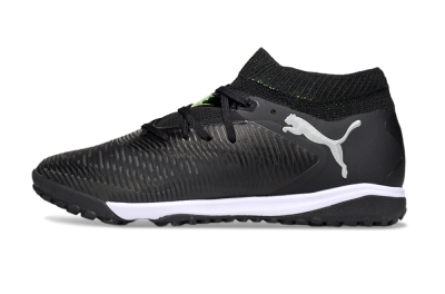 Men's Puma Future 8 Ultimate TF Football Shoes - Black/White