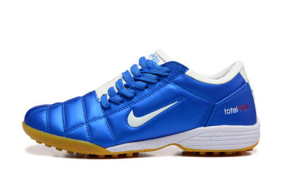 Men's Nike Total 90 III TF Football Shoes - Blue/White/Brown