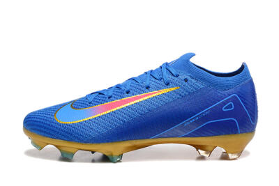 Men's Nike Air Zoom Mercurial Vapor 16 Elite FG Football Boots - Blue/Gold/Pink