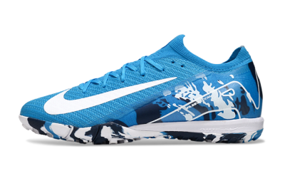 Unisex Nike Air Zoom Mercurial Vapor 16 Elite TF Football Shoes - Blue/White/Black