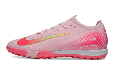 Unisex Nike Air Zoom Mercurial Vapor 16 Elite TF Football Shoes - Pink/Gold/White