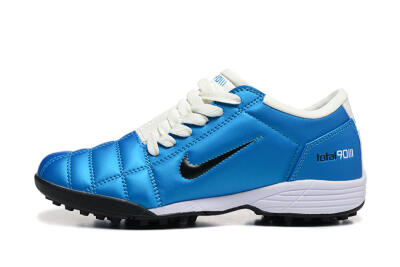 Men's Nike Total 90 III TF Football Shoes - Blue/Black/White