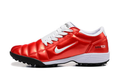 Men's Nike Total 90 III TF Football Shoes - Red/White/Black