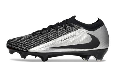 Unisex Nike Air Zoom Mercurial Vapor 16 Elite FG Football Boots - Black/Silver