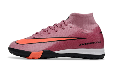 Kids Nike Air Zoom Mercurial Superfly 10 Elite TF Football Shoes - Pink/Red/Black