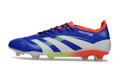 Men's Adidas Predator 25 Elite FG Football Boots - Blue/White/Red
