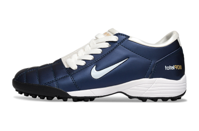 Unisex Nike Total 90 III TF Football Shoes - Blue/White/Black