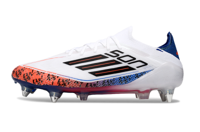 Men's Son x Adidas F50 Elite SG Football Boots - White/Blue/Red