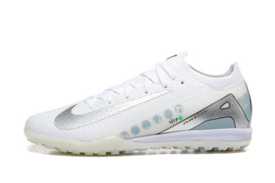 Men's Nike Air Zoom Mercurial Vapor 16 Elite TF Football Shoes - Beige/Silver/White