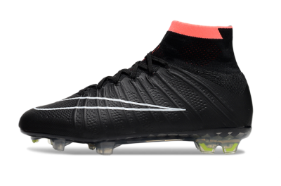 Men's Nike Mercurial Superfly 4 Elite FG Football Boots - Black/Pink/White