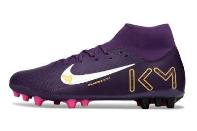Men's Nike Air Zoom Mercurial Superfly 10 Elite AG Football Boots - Purple/White/Gold