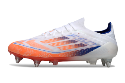 Men's Adidas F50 Elite SG Football Boots - White/Red/Blue