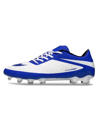 Men's Nike Hypervenom Phantom FG Football Boots - White/Blue