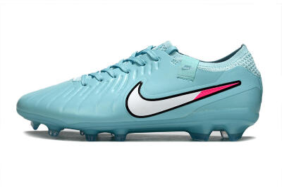 Unisex Nike Tiempo Legend 10 Elite FG Football Boots - Jade/White/Pink