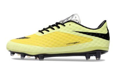 Men's Nike Hypervenom Phantom FG Football Boots - Yellow/Black/Silver