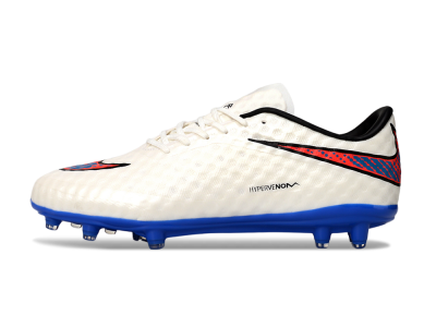 Men's Nike Hypervenom Phantom FG Football Boots - White/Red/Blue