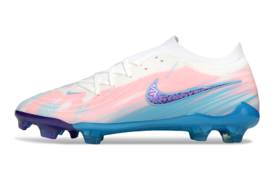 Men's Nike Phantom GX 2 Elite FG Football Boots - White/Pink/Blue