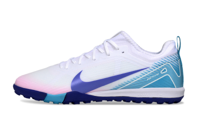 Unisex Nike Air Zoom Mercurial Vapor 16 Pro TF Football Shoes - Whtie/Beige/Blue
