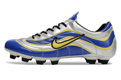 Men's Nike Mercurial Vapor R9 FG Football Boots - Blue/Silver/Yellow