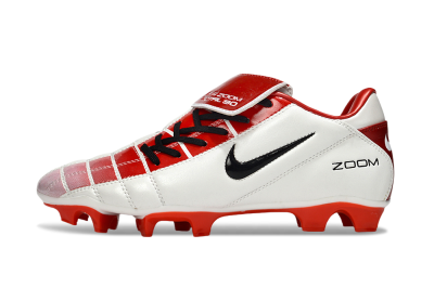 Men's Nike Air Zoom Total 90 III FG Football Boots - White/Black/Red