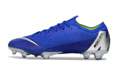 Men's Nike Mercurial Vapor 12 Elite FG Football Boots - Blue/Silver/Black