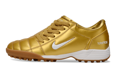 Unisex Nike Total 90 III TF Football Shoes - Gold/White