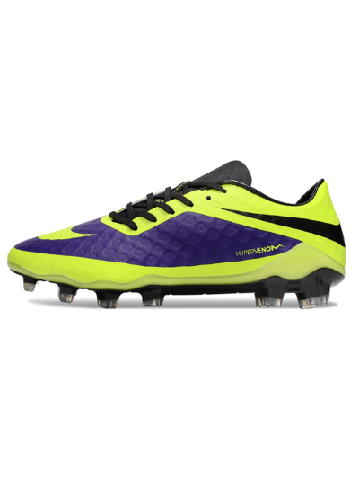 Men's Nike Hypervenom Phantom FG Football Boots - Yellow/Purple/Black